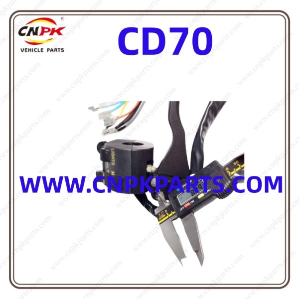 Cnpk High Quality Materials And Performance Motorcycle Accessories Handlebar Switch Ybr125 Provide Maximum Durability And Longevity, Catering To The Needs Of Honda Motorcycle Enthusiasts In Asian Countries.