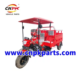 Three Wheel cycle Motorized Cargo Tricycle with Canopy