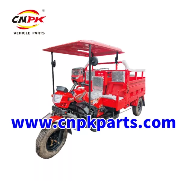 Three Wheel cycle Motorized Cargo Tricycle with Canopy